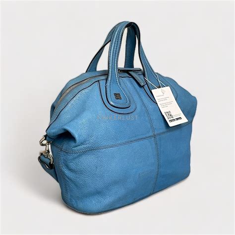 givenchy nightingale medium sky blue|GIVENCHY Sugar Goatskin Medium Nightingale Sky Blue.